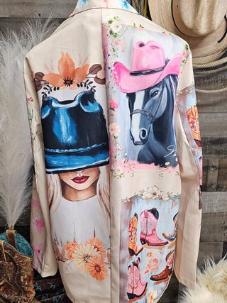 Danilo Painted Cowgirl Western Blazer — Faire photo 8