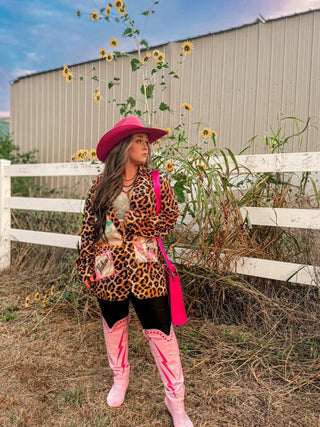 Wild West Leopard Western Blazer — Faire photo 16