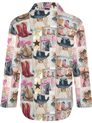 Danilo Painted Cowgirl Button-Up Top — Faire photo 4