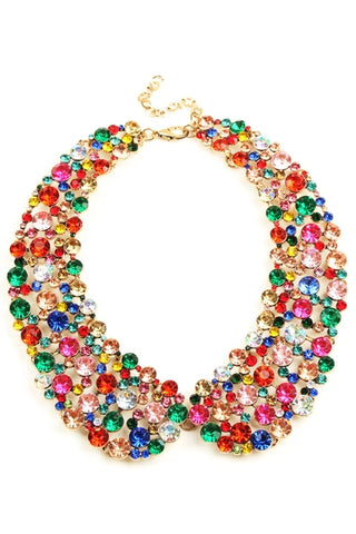 Multicolor Diana Collar Necklace