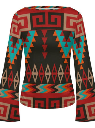 Aztec Flare Sleeve Top — Faire photo 4