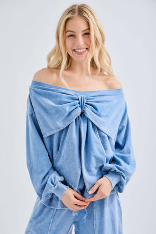 Ribbon Bow Top - Born To Glam