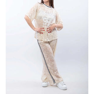 Style the Lace Lounge Set exclusively at Born To Glam