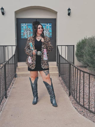 Wild West Leopard Western Blazer — Faire photo 4