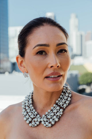 Diana Pearl Statement Necklace - Born To Glam