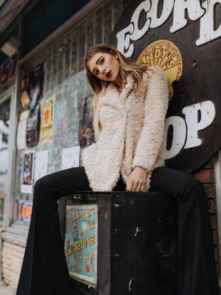 Black Stretchy Bell Bottoms Flare Pants