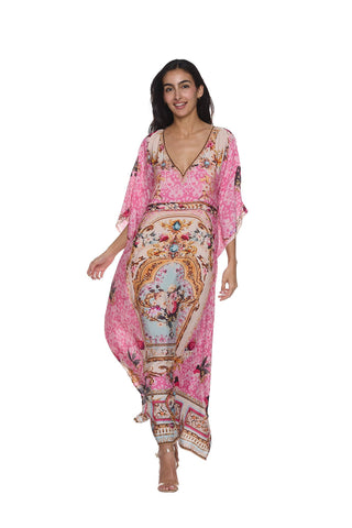 Pink Beach Kaftan - Born To Glam