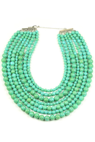 Turquoise Rowena Necklace - Born To Glam