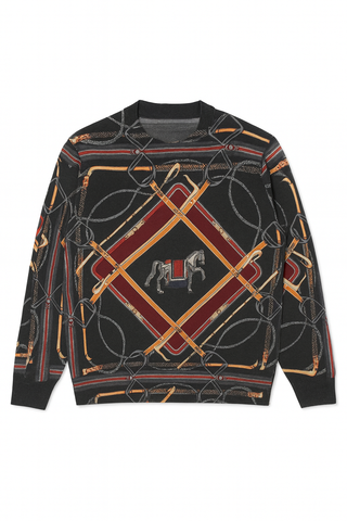 BTG_FLATLAY_CANDIDATE | black-red-equestrian-print-long-sleeve-top
