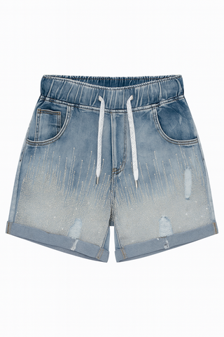 BTG_FLATLAY_CANDIDATE | denim-sparkle-embellished-shorts
