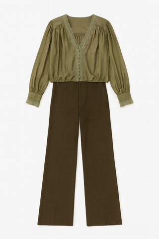 BTG_FLATLAY_CANDIDATE | olive-satin-ruffle-trim-top