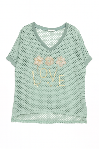 BTG_FLATLAY_CANDIDATE | mint-sequin-love-mesh-graphic-top