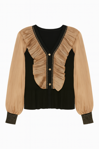 BTG_FLATLAY_CANDIDATE | black-mocha-ruffle-embellished-top