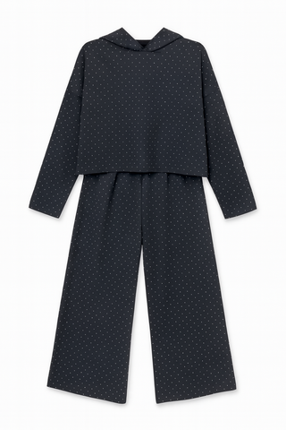 BTG_FLATLAY_CANDIDATE | black-polka-dot-long-sleeve-top-and-wide-leg-pants-set