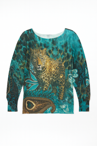 BTG_FLATLAY_CANDIDATE | teal-leopard-graphic-long-top