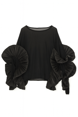 BTG_FLATLAY_CANDIDATE | black-statement-ruffle-sleeve-top