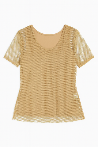 BTG_FLATLAY_CANDIDATE | gold-sparkle-mesh-embellished-top