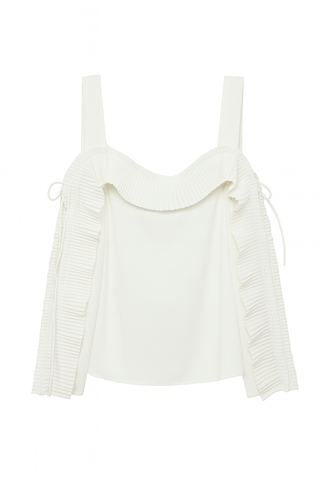 BTG_FLATLAY_CANDIDATE | white-pleated-statement-sleeve-top