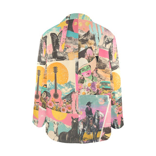 Retro Pop Western Collage Blazer view 12