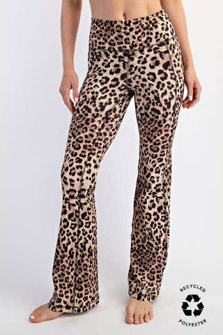 Animal Printed Butter Soft Flared Leggings by Born To Glam