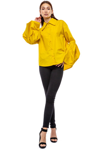 Yellow Romantic Queen Blouse - Born To Glam