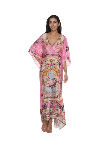Pink Beach Kaftan - Born To Glam