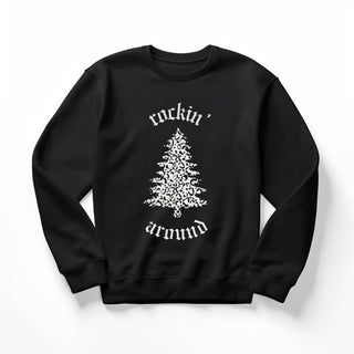 Black Rocking Around Ugly Christmas Sweater Sweatshirt