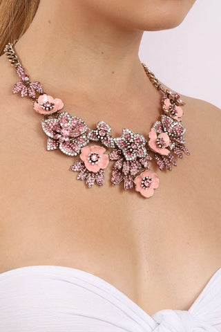 Pink Amata Statement Necklace