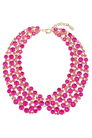 Diana Hot Pink Statement Necklace - Born To Glam