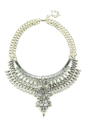 Chole Black Statement Neck - Born To Glam