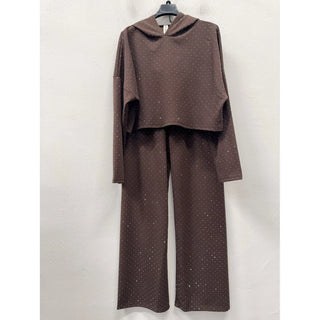 Brown Crystal Lounge Set