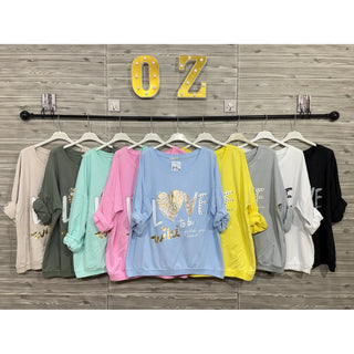 LOVE Graphic Cotton Sweatshirt