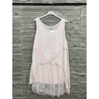 Pink Layered Statement Top