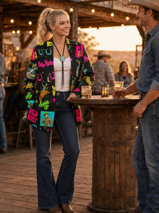 Black Last Roundup Western Blazer — Faire photo 2