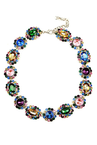 Juliet Multi Color Necklace - Born To Glam