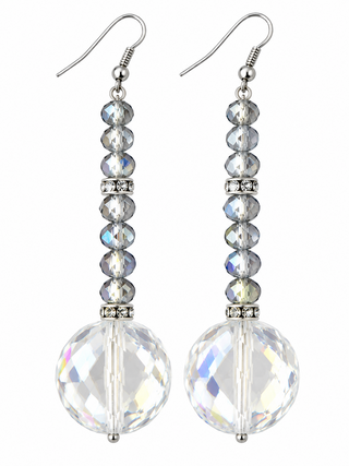 Crystal Beaded Statement Earrings