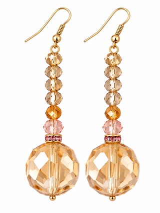 Gold Crystal Statement Earrings