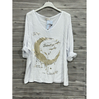 Style the Ivory Glow Celestial Moon Whisper Knit Top exclusively at Born To Glam
