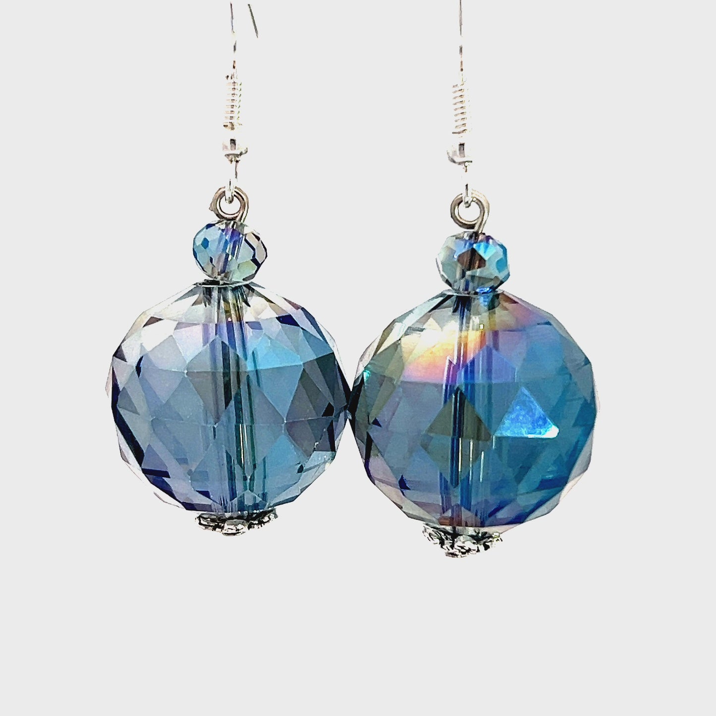 Load and play video in Gallery viewer, Crystal Sphere Earrings
 Born To Glam