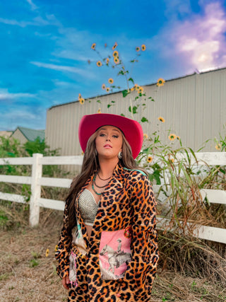 Wild West Leopard Western Blazer - Baha Ranch Western view 22