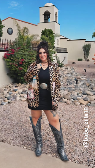 Wild West Leopard Western Blazer - Baha Ranch Western view 9