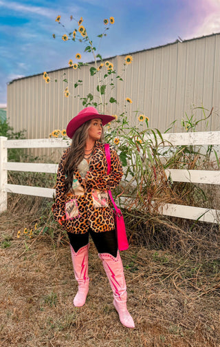 Wild West Leopard Western Blazer - Baha Ranch Western view 20