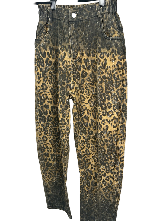 Leopard Print Jeans - Born To Glam Born To Glam