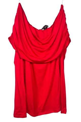 Red Off The Shoulder Top - Born To Glam