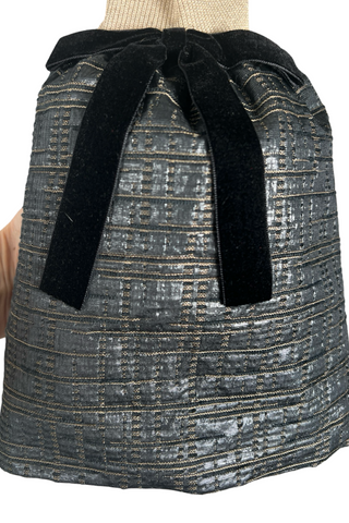 Gold Metallic Flare Sleeve Top - Born To Glam