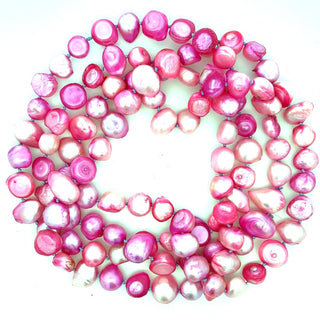 Culutured Pearl Long Necklace - Born To Glam